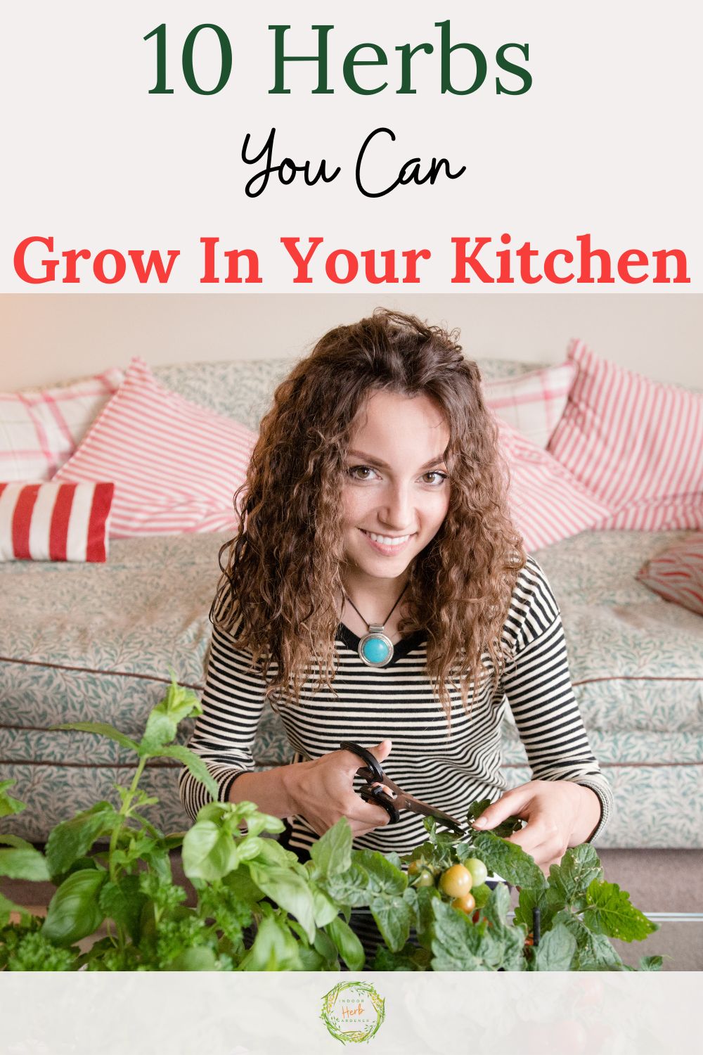 10 Herbs You Can Grow In Your Kitchen The Indoor Herb Gardener   Herbs You Can Grow In Your Kitchen Pin 